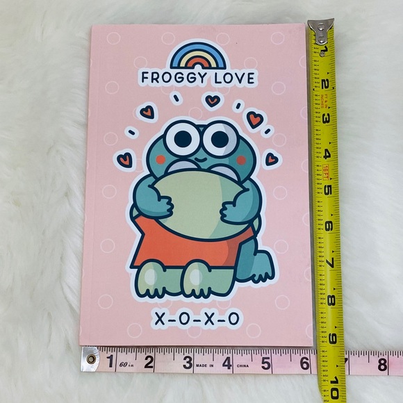 New Notebook / Journal. Froggy Love. Xoxo. Cute. - Picture 3 of 4